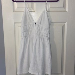Bershka Italy Romper, White, Size M